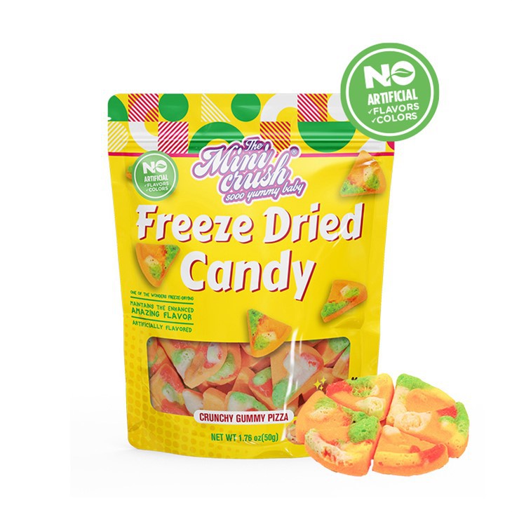 Freeze Dried Crunchy Pizza (Natural Color) bulk